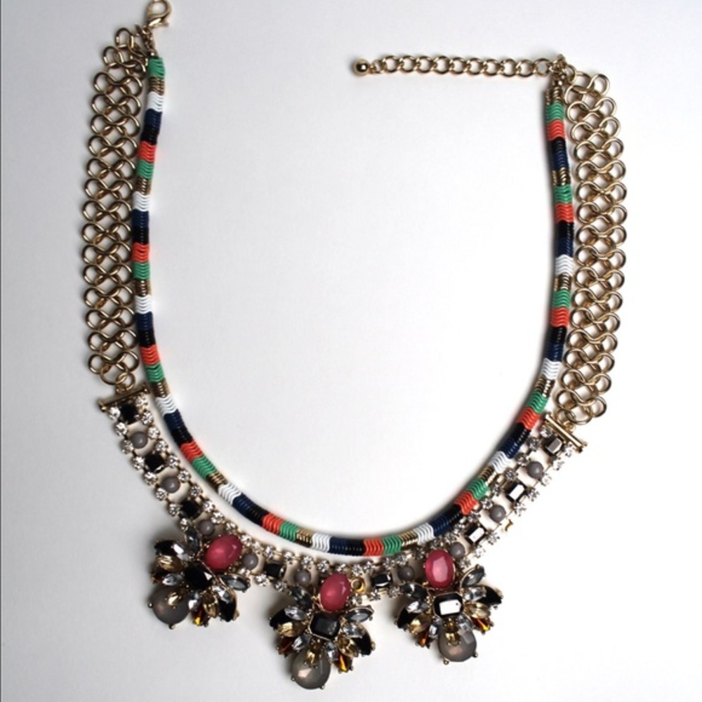 The "Behati" Rhinestone Statement Necklace